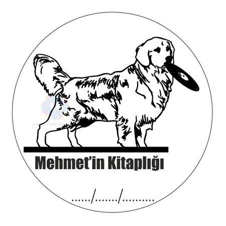 Golden Retriver Kitap Mührü