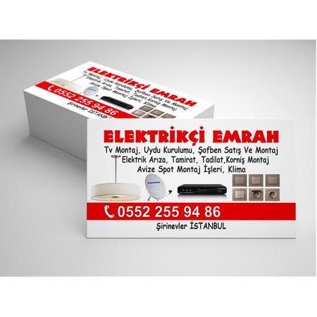 Elektrikçi Kartvizit Tasarımı