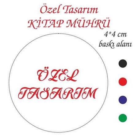 Özel Tasarım Kitap Mührü