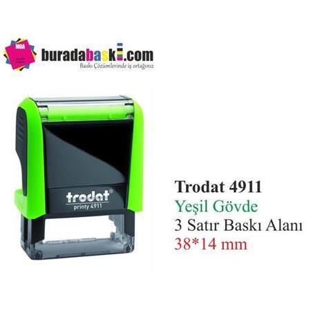 Trodat 4911 Yeşil Otomatik Kaşe