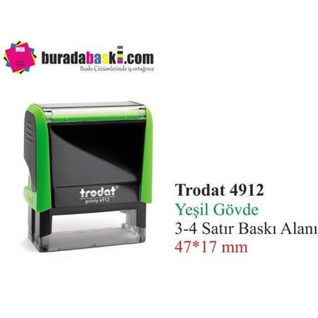 Trodat 4912 Yeşil Kaşe(Orta Boy)