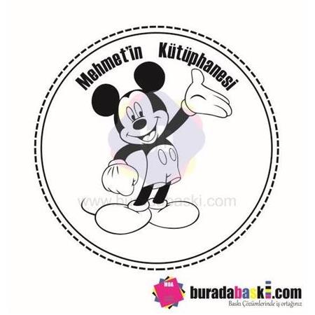 Mickey Mouse Kitap Mührü