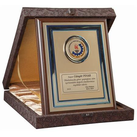 Deri Kutulu Plaket 2